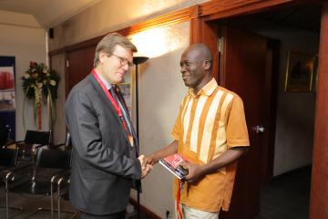 Emmanuel DE TAILLY avec J B KETCHATENG, Cameroon Business Today
